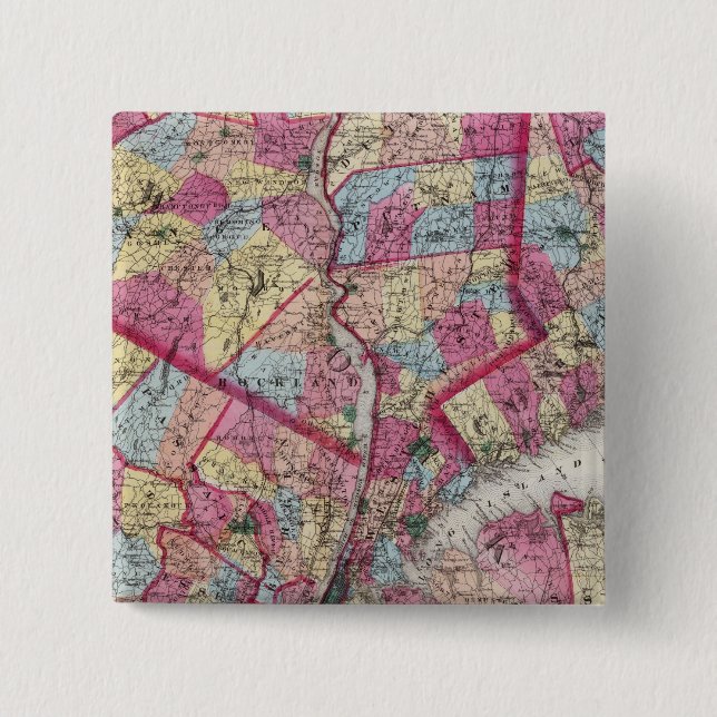 Chapa Cuadrada Nueva York y alrededores (Anverso)