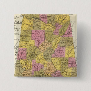 Chapa Cuadrada Nuevo Mapa De Alabama