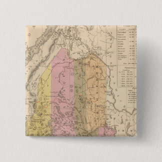 Chapa Cuadrada Nuevo mapa de Maine