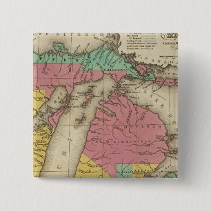 Chapa Cuadrada Nuevo Mapa De Michigan