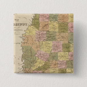 Chapa Cuadrada Nuevo Mapa De Misisipi