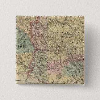Chapa Cuadrada Nuevo mapa del territorio de Arizona