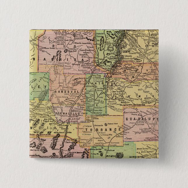 Chapa Cuadrada Nuevo México (Anverso)