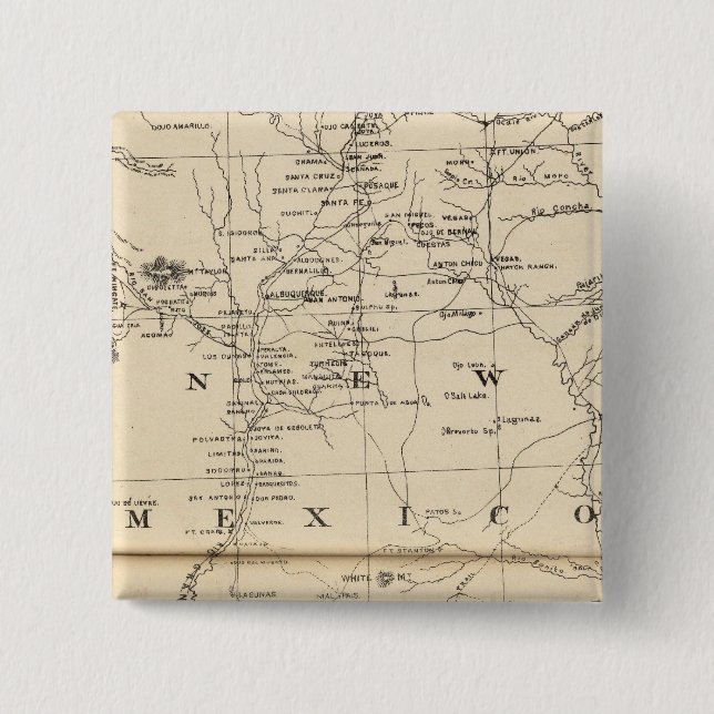 Chapa Cuadrada Nuevo México 3 (Anverso)