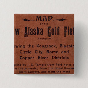 Chapa Cuadrada Nuevos campos de oro de Alaska