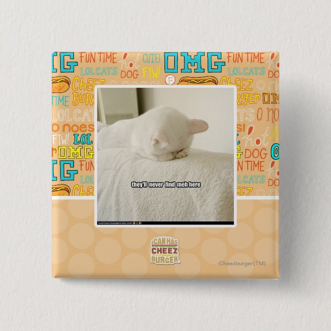 Chapa Cuadrada nunca encontrarán el meh aquí (Anverso)