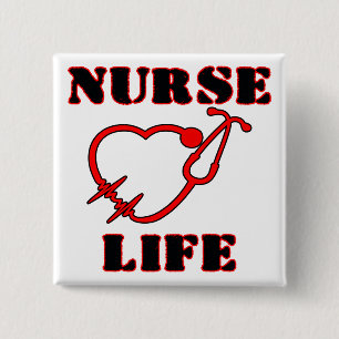 CHAPA CUADRADA NURSE LIFE