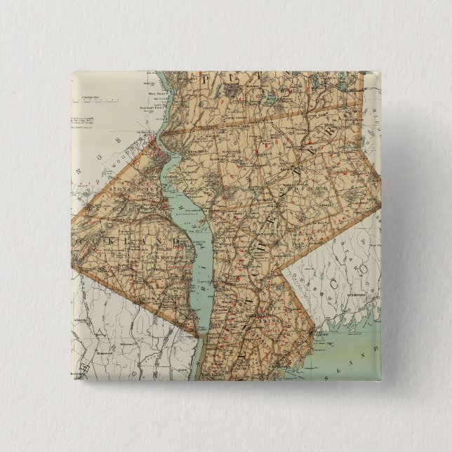 Chapa Cuadrada NY, Kings, Queens, Richmond, Rockland (Anverso)