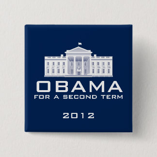 Chapa Cuadrada Obama 2012