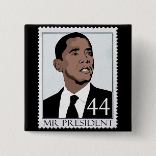 Chapa Cuadrada Obama 2012