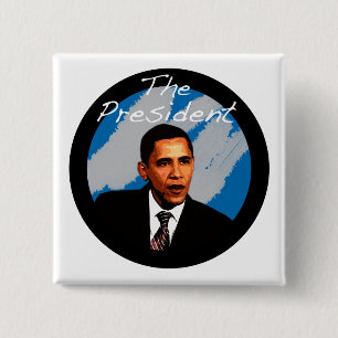Chapa Cuadrada Obama el presidente