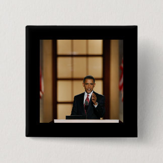 Chapa Cuadrada Obama-Speech