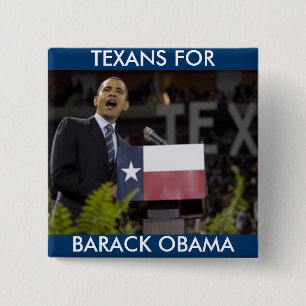 Chapa Cuadrada Obama_texas, BARACK OBAMA, TEXANS PARA
