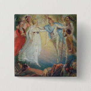 Chapa Cuadrada Oberon y Titania del 'El sueño de una noche de