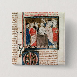 Chapa Cuadrada Obispo del St. Remigius de Reims