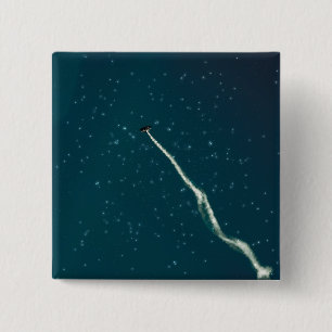 Chapa Cuadrada Objetivo hacia las estrellas