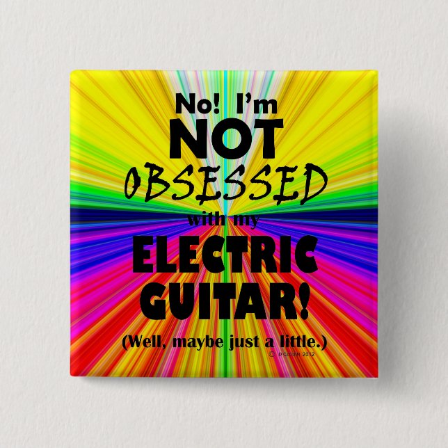 Chapa Cuadrada Obssed Electric Guitar (Anverso)