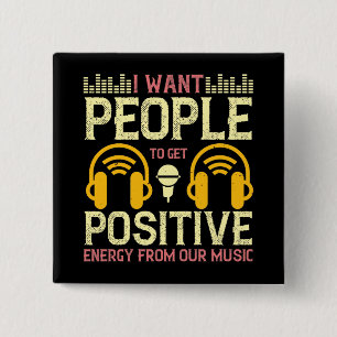 Chapa Cuadrada Obtenga Energía Positiva De Nuestra Música