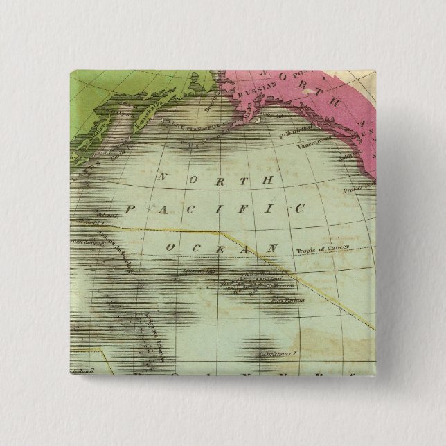 Chapa Cuadrada Océano Pacífico 6 (Anverso)