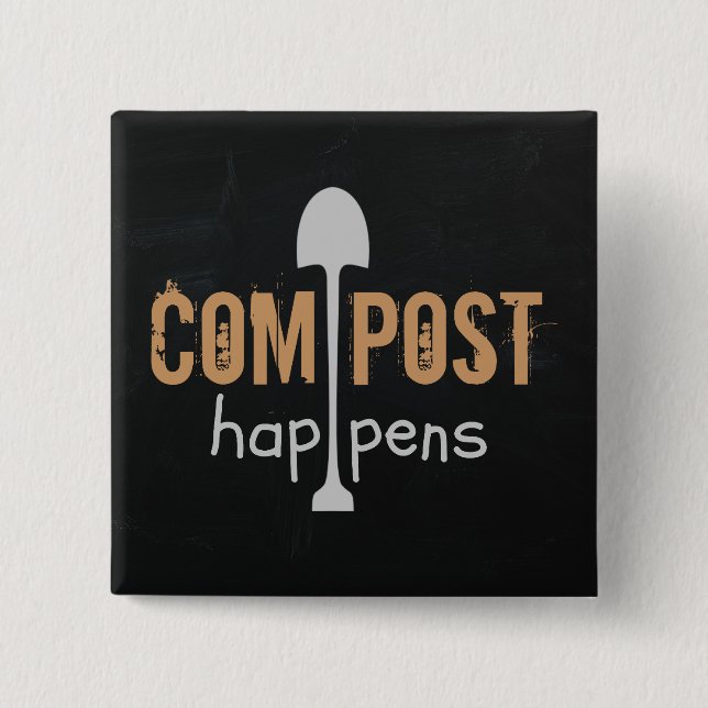 Chapa Cuadrada Ocurre el compost (Anverso)