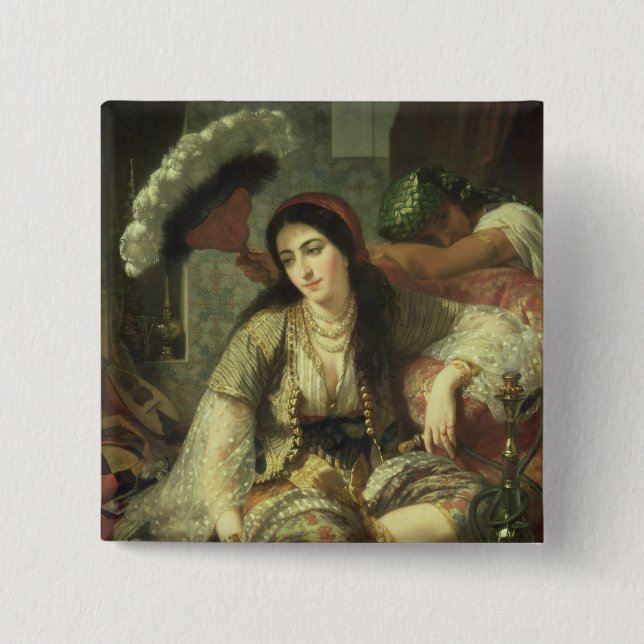 Chapa Cuadrada Odalisque (Anverso)