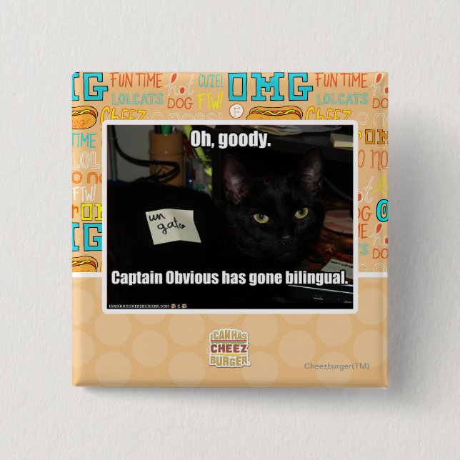 Chapa Cuadrada Oh, goody. (Anverso)