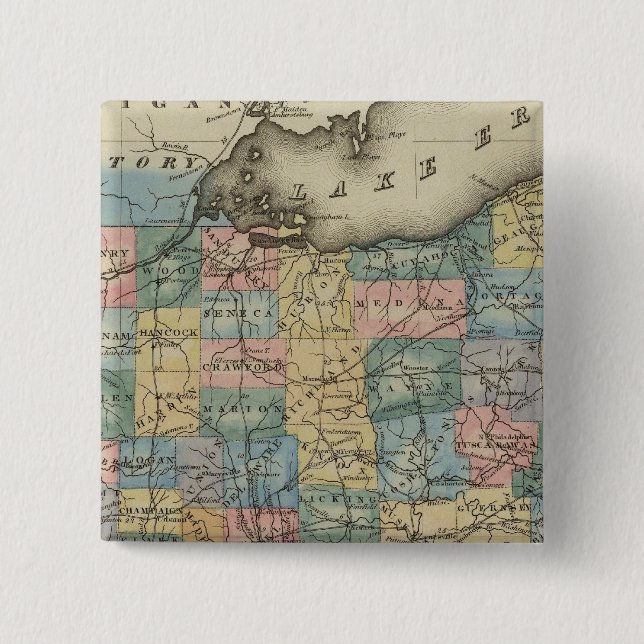 Chapa Cuadrada Ohio 4 (Anverso)