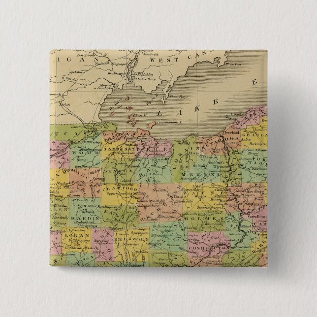 Chapa Cuadrada Ohio 7 (Anverso)