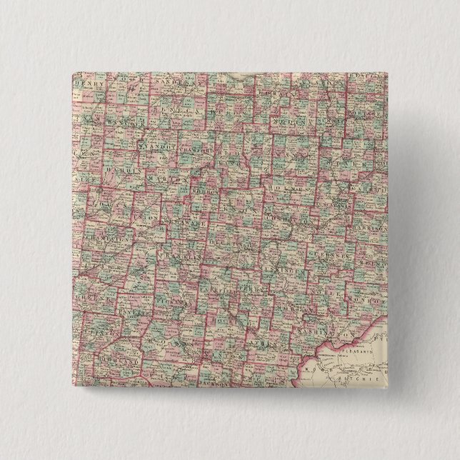 Chapa Cuadrada Ohio 9 (Anverso)