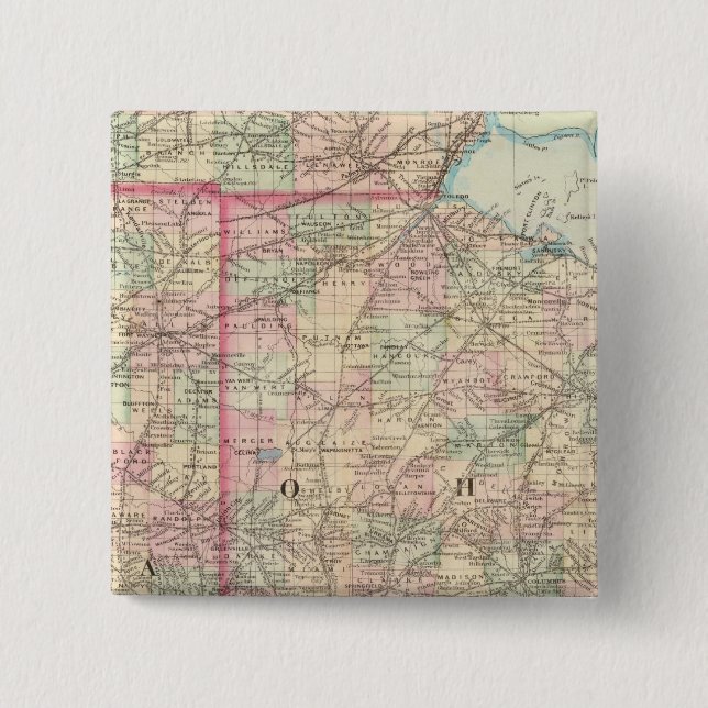 Chapa Cuadrada Ohio, Indiana 2 (Anverso)