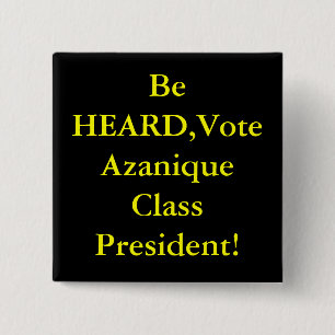 Chapa Cuadrada ¡ÓIGASE, presidente de la clase de Azanique del