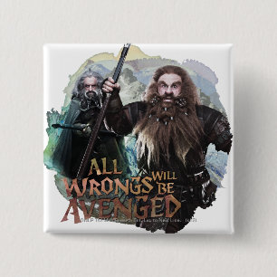 Chapa Cuadrada Oin y Gloin