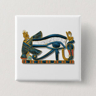Chapa Cuadrada Ojo de Horus Pectoral
