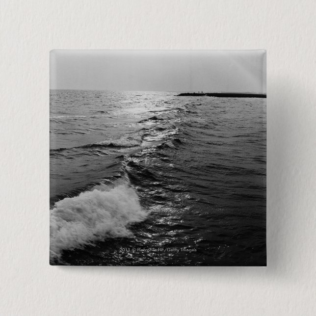 Chapa Cuadrada Olas oceánicas (Anverso)