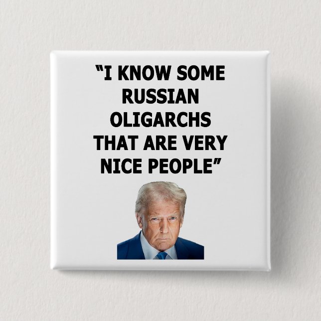 Chapa Cuadrada Oligarcas (Anverso)