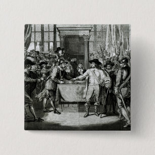 Chapa Cuadrada Oliver Cromwell