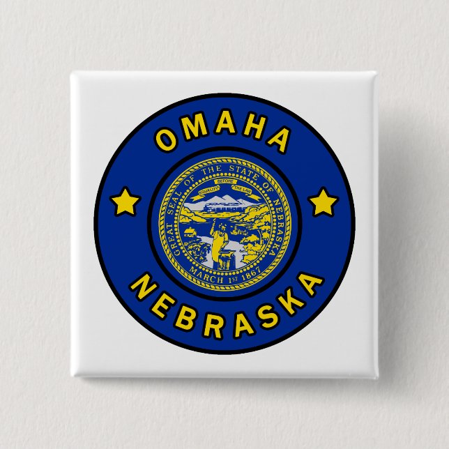 Chapa Cuadrada Omaha Nebraska (Anverso)