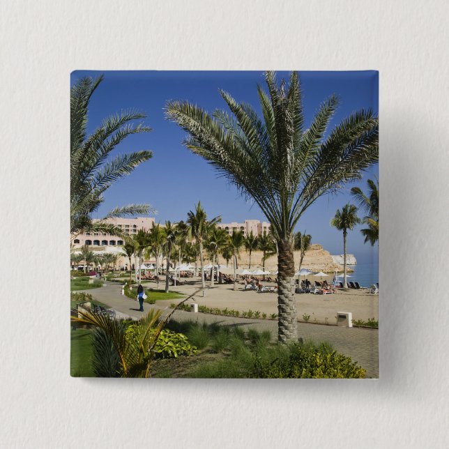 Chapa Cuadrada Omán, Mascate, Al, Jissah. Shangri, La Barr Al, (Anverso)