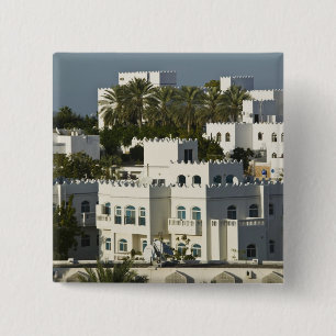 Chapa Cuadrada Omán, Muscat, Qurm. Edificios de la zona de Qurm