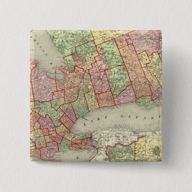 Chapa Cuadrada Ontario 4 (Anverso)