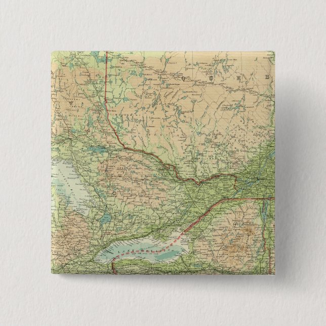 Chapa Cuadrada Ontario y Quebec (Anverso)