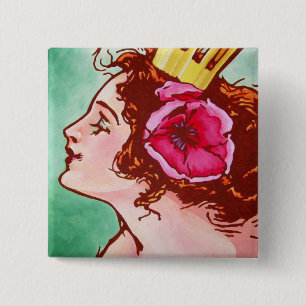 Chapa Cuadrada Onza Pinback - Ozma