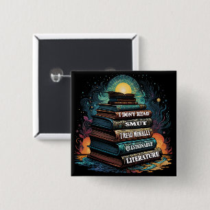 Chapa Cuadrada Opciones de libros Humor Redondo