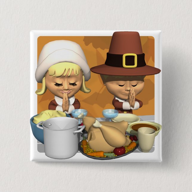 Chapa Cuadrada Oración de peregrinos (Anverso)