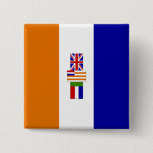 Chapa Cuadrada Oranje-blanje-blou