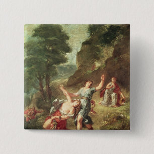 Chapa Cuadrada Orfeo y Eurydice, primavera