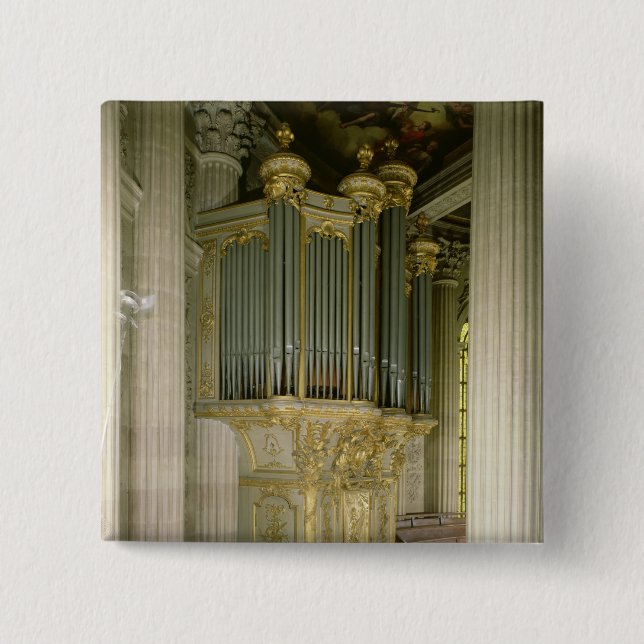 Chapa Cuadrada Órgano en la capilla (Anverso)