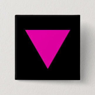 CHAPA CUADRADA ORGULLO GAY DEL "TRIÁNGULO ROSADO"