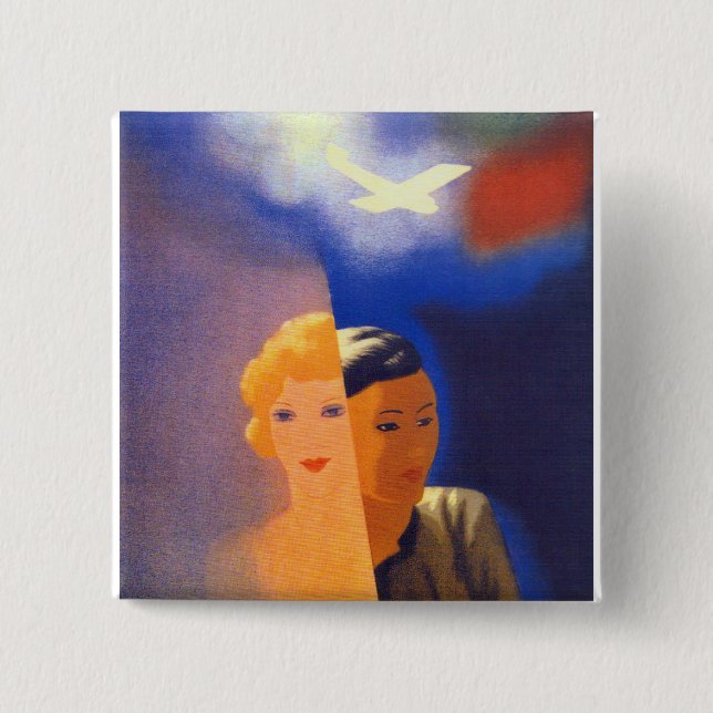 Chapa Cuadrada Orientaciones al aire ~ Europa - Orientar (Anverso)