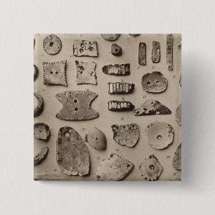 Chapa Cuadrada Ornamentos de la XII Shell, So California